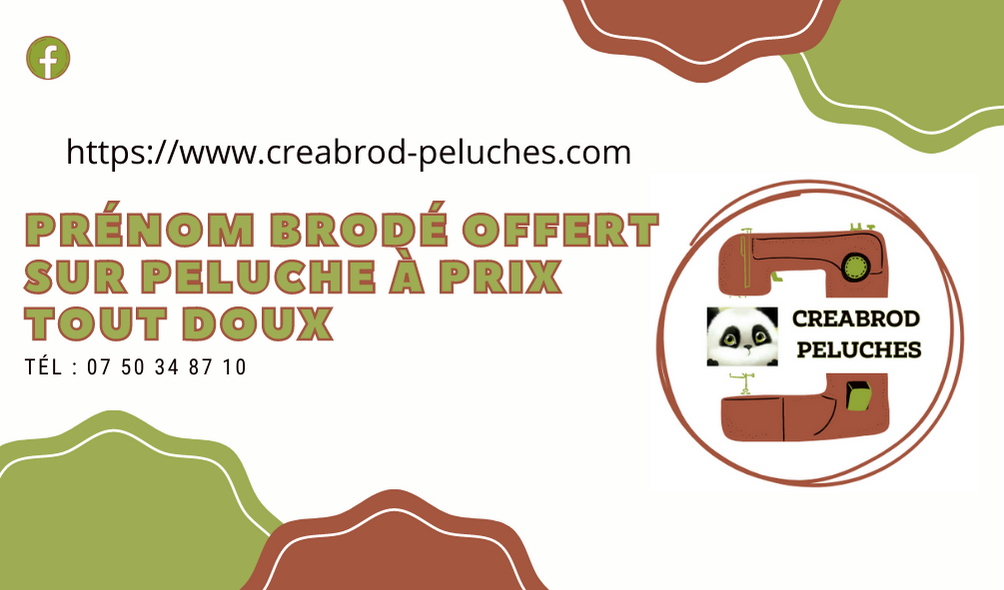 Carte de visite www creabrod peluches